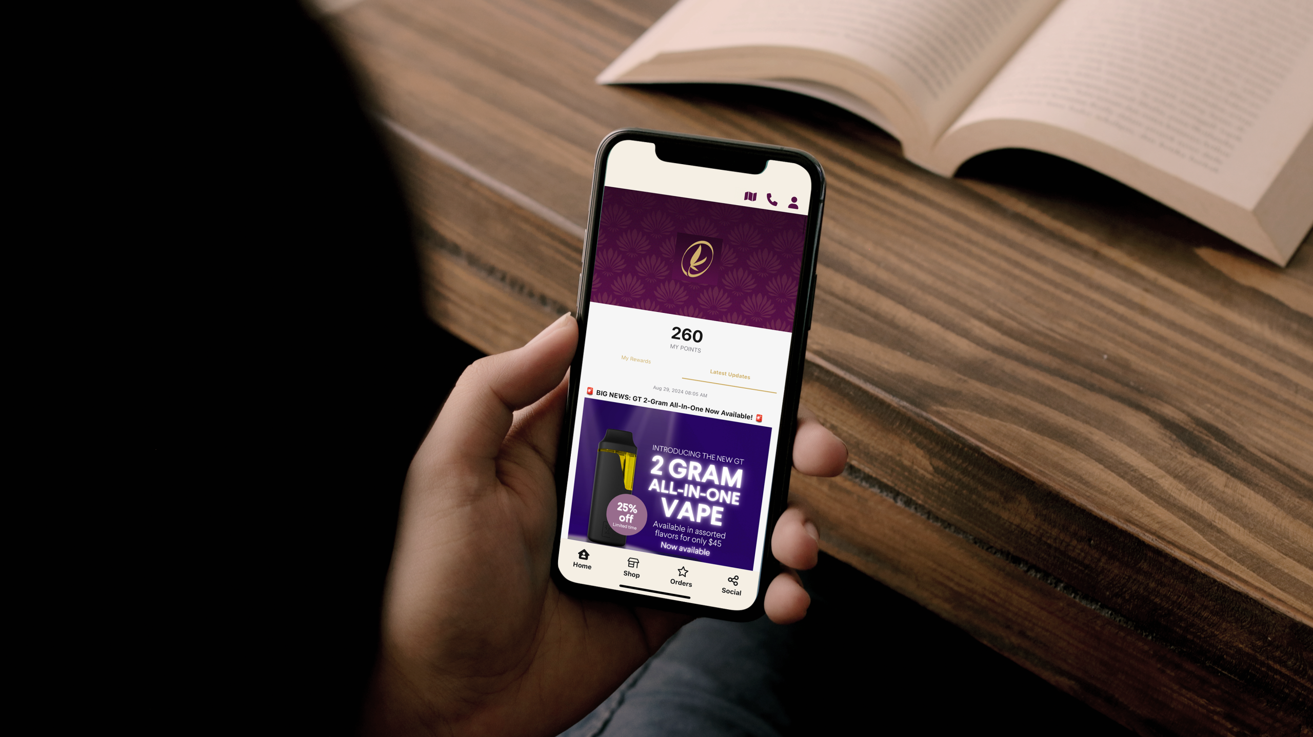 Holding iPhone Mockup 2